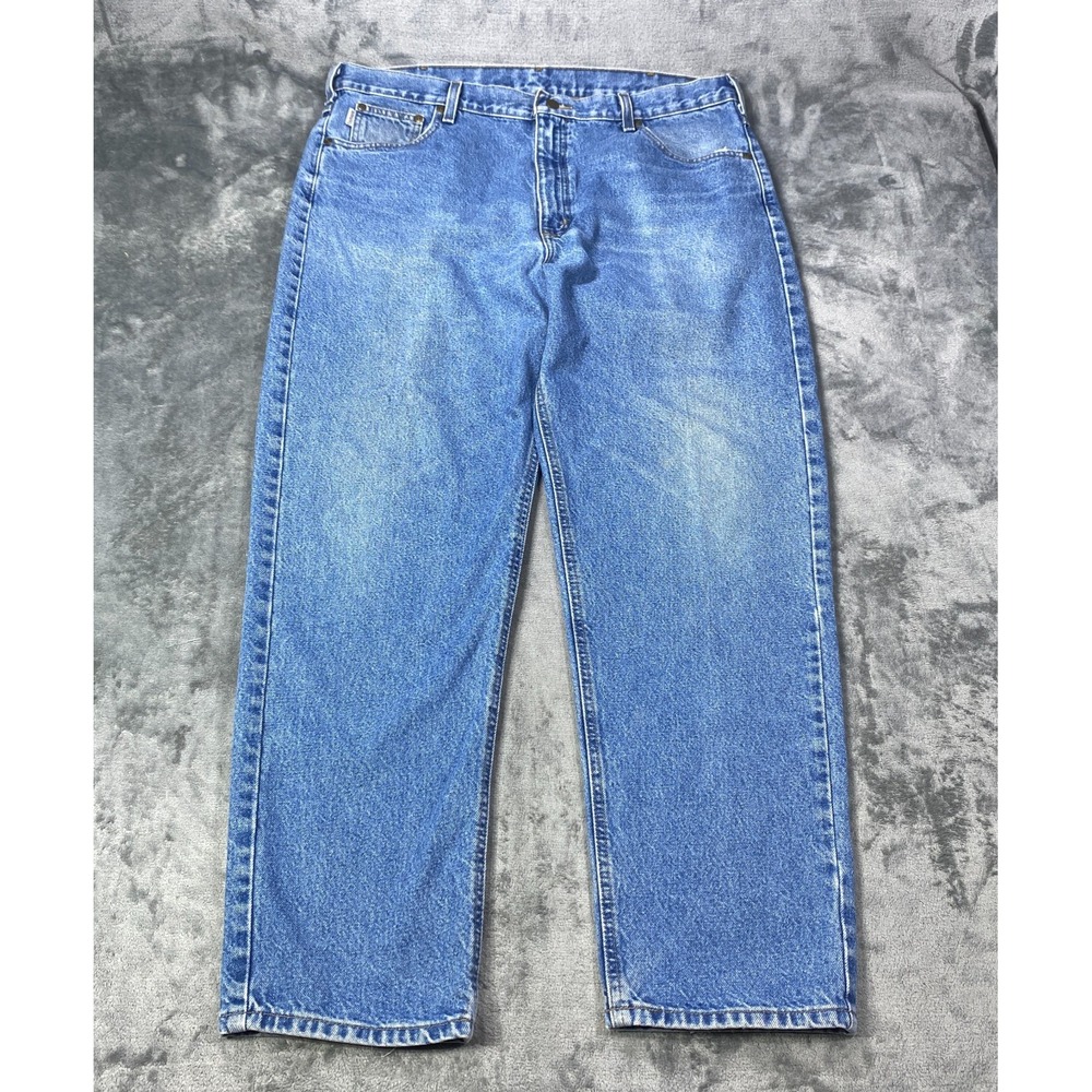 Vintage Carhartt Jeans Mens Fits 40x31 Blue Relaxed Straight Workwear Denim